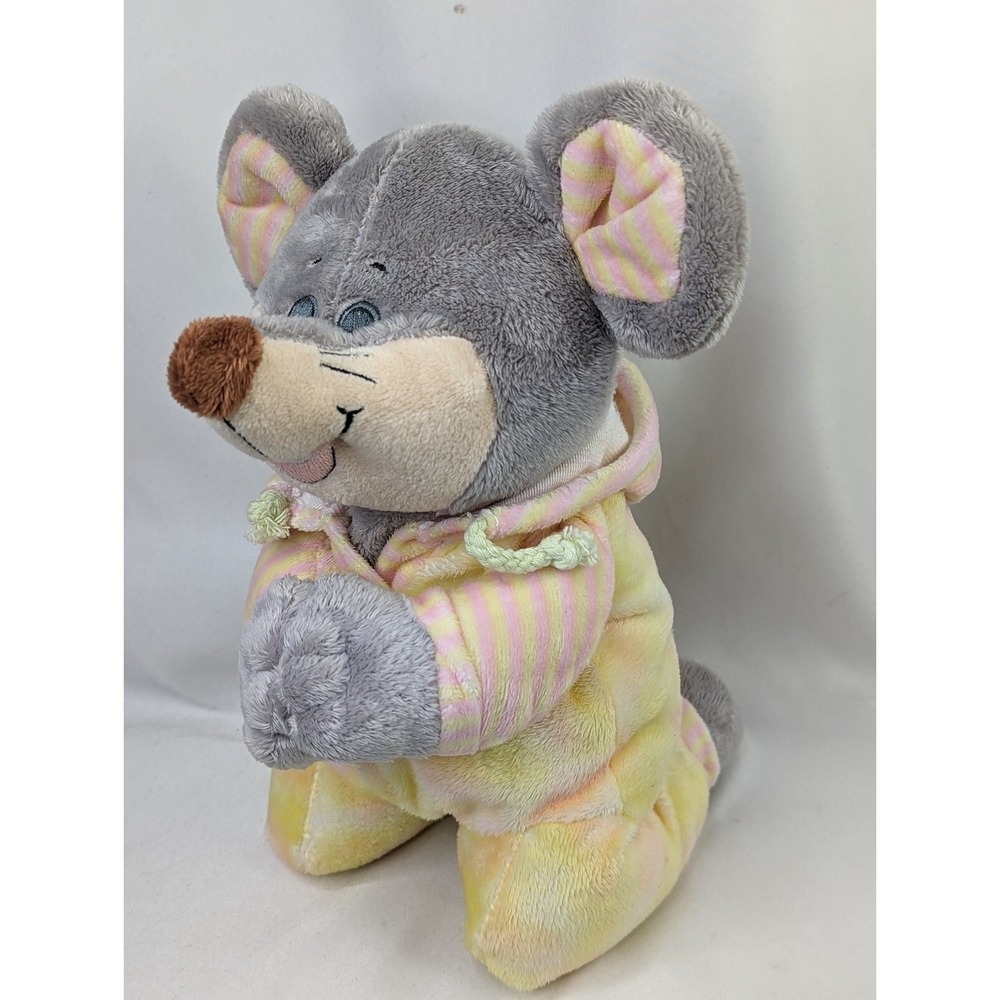 Stephan Baby Prayer Mouse Gray Plush 9 Inch 2008 Stuffed Animal Toy